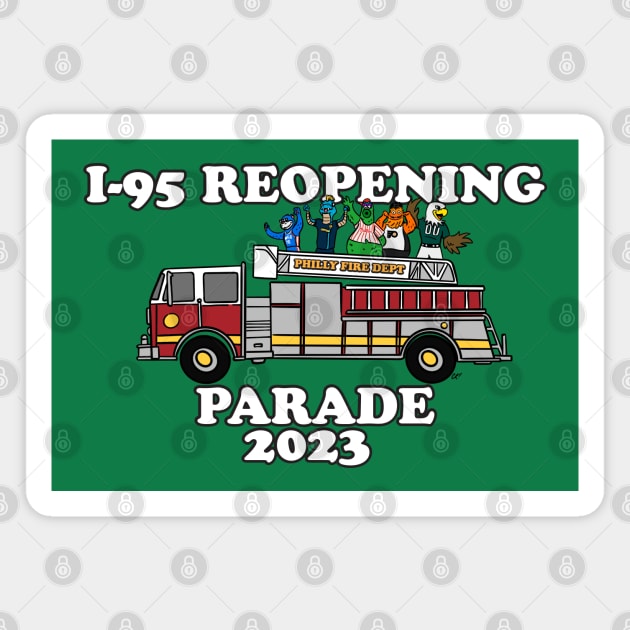 Philly Parade Magnet by CKline
